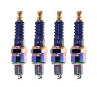 GOOFIT A7TC Bujía 4 unidades Motocicleta Bujía reemplazo para 50 cc 70 cc 90 cc 110 cc moto atv 150 enchufe de encendido A7TC Go Kart Scooter