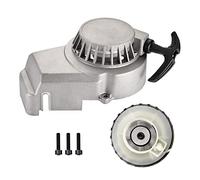 GOOFIT Aleación Gris Pull Start Recoil Starter Reemplazar Para 2 Stroke 43cc 47cc 49cc ATV Mini Dirt Bike Scooter Brush Cutter Water pump