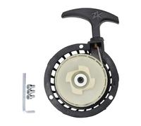 GOOFIT Arrancador de retroceso de aleación de aluminio fácil de tirar de repuesto para motor de 2 tiempos de 49 cc Mini ATV Pocket Bike Dirt Bike