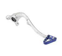 GOOFIT Azul Palanca de Freno Trasera Pedal Palanca de pie Barra Blanca Plateada Reemplazar para 250 300 SX EXC XCW XC 500 EXCF TC TE TX FE 125 150 250 300