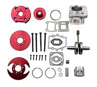 GOOFIT Big Bore 53cc 54cc cigüeñal Kit Superior de 44mm Pistón reemplazo para 49cc 2 Tiempos de Motor Pocket Bike ATV