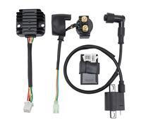 GOOFIT Bobina de Encendido CDI Voltage Regulator Rectifier Relay Kit reemplazo para CG150cc 200cc 250cc Vertical Engine ATV Chino