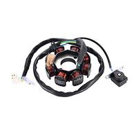 GOOFIT Bobina de encendido de 8 polos, 5 cables, estator magneto de 4 tiempos de repuesto para GY6 125CC 150CC QMB152 QMI157 ATV TAOTAO Scooter Moped Go Kart Buggy Quad Pit Dirt Bike Buyang Sunl