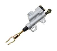 GOOFIT Bomba De Freno Trasero Universal reemplazo para Motocicleta VehíCulo Todoterreno Atv Bomba De Freno HidráUlico Plata