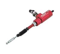 GOOFIT Bomba Embrague M8 x 1.25mm de Izquierda Hidraulico Moto Cilindro Maestro Aluminio CNC Universal reemplazo para YZ125 YZ250 YZ250F YZ450F WR250F WR450F Pit Bike Scooter y Ciclomotor Rojo