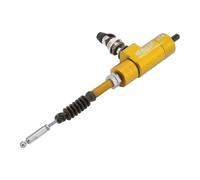 GOOFIT Bomba Embrague M8 x 1.25mm de Izquierda Hidraulico Moto Cilindro Maestro Aluminio CNC Universal reemplazo para YZ125 YZ250 YZ250F YZ450F WR250F WR450F Pit Bike Scooter y Ciclomotor Oro