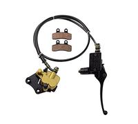 GOOFIT Bomba Freno Delantero Maneta de Embrague Hidraulico Universal Reemplazo Para 50cc 70cc 90cc 110cc 125cc Scooter Quad Atv Moto Pit Bike Motocross