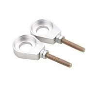 GOOFIT Cadena Moto Ajustador12 mm Universales Pit Bike reemplazo para Scooter ATV Ciclomotor Bicicleta Plata