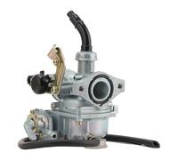 GOOFIT Carburador 19 PZ19 Minimoto Chino con Conmutador reemplazo para 4 Tiempos 50cc 70cc 90cc 110cc 125cc Mini Quad Pit Bike Go Kart Ciclomotor y Scooter Plata