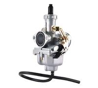 GOOFIT Carburador Moto 27mm PZ27 con Cable Choke reemplazo para 4 Tiempos 100cc 125cc 150cc 175cc 200cc CB125 XL125S TRX250 TRX 250EX ATV Quad Pit Bike Motor Ciclomotor y Scooter Plata