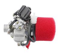 GOOFIT Carburador PD24J con Filtro de Aire 42mm Rendimiento reemplazo para 4 Tiempos 125cc 150cc 152QMI 157QMJ Motor ATV Quad Go Kart Pit Bike Ciclomotor y Scooter Plata