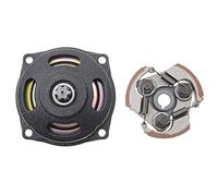 GOOFIT Conjunto de tambor de embrague de caja de 6 dientes con Kit de disco de embrague reemplazo para 2 tiempos 47cc 49cc Pocket Dirt Bike Mini ATV Quad Scooter