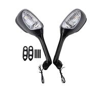 GOOFIT espejo retrovisor universal LED intermitente negro par de repuesto reemplazo para Suzuki GSXR1000 20052008 Suzuki GSXR600 / 750 20062012