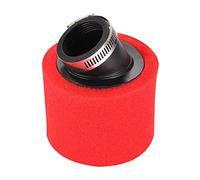 GOOFIT Esponja de Motocicleta Filtro de Aire 38mm Inclinación Universal Pit Bicicleta Roja Reemplazar para 47cc 49cc 50cc Motorcycle Pocket Bike Scooter Quad
