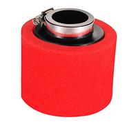 GOOFIT Filtro Aire Esponja Moto 39mm Vertical Universal Pit Bike reemplazo para 49cc 50cc 70cc 90cc 110cc 125cc Motocross Pocket Bike Scooter Quad Rojo