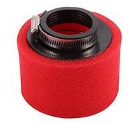 GOOFIT Filtro Aire Moto 48 mm Universal Esponja reemplazo para 250cc 260cc 300cc Scooter Pocket Bike ATV Motocicleta Quad Cafe Racer Rojo