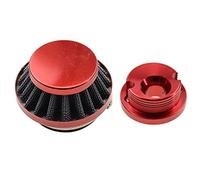GOOFIT Kit De Base De Aluminio De 2 Tiempos con Filtro De Aire De 44 MM Reemplazo para Scooter De 43cc 47cc 49cc ATV Mini Bicicleta De Bolsillo De Cuatro Ruedas Rojo
