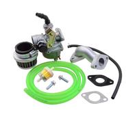 GOOFIT Kit de reconstrucción del carburador del filtro de aire del carburador PZ19 Reemplazar Para 50cc 110cc 125cc Moped ATV Green