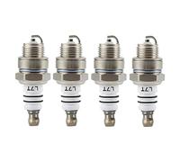 GOOFIT L7T Bujías 4 unidades reemplazo para 2 Stroke Plug de encendido Motor de ATV Motocicleta Scooter Mini Super Pocket Bike
