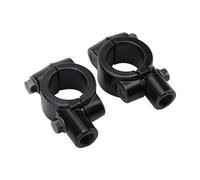 GOOFIT Manillar de Moto con Espejo 10 mm Color Negro