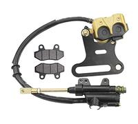 GOOFIT Montaje del Cilindro Maestro del Freno De La Pinza Hidráulica Trasera con Almohadillas De Freno Reemplazar para 70cc 110cc 125cc 150cc ATV Quad