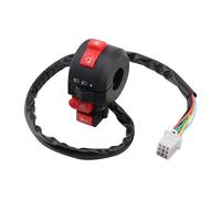 GOOFIT Motocicleta 22mm 7/8" ON Off Controlador Control Manillar Faro Señal luz Botón Interruptor Montado con Cuerno Reemplazo para ATV Dirt Bike Go Kart Scooter Pit Bike
