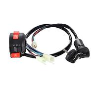 GOOFIT Motocicleta Manillar Kill Switches con Llave de Encendido reemplazo para 50cc 70cc 90cc 110cc 125cc ATV Scooter Quad