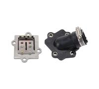 GOOFIT Motor De 2 Tiempos 49cc 50cc Cero Sr50 Scooter Cambio De Maniquí De AdmisióN De Motocicleta + VáLvula De Resorte