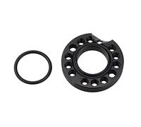 GOOFIT Negro 28 mm carburador Espaciador Adaptador colector de admisión Placa giratoria reemplazo para 50 CC 70 CC 90 CC 125 CC Sunl Taotao NST Roketa ATV Monkey Dax Quad Pit Bike