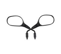 GOOFIT Negro oval retrovisor lado 10mm M10 espejo 360 grados de rotación Reemplazar Para DVX400 UTV Moped ATV Scooter Suzuki Large displacement