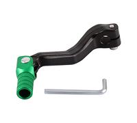 GOOFIT Negro y Verde Aleación de Aluminio Palanca de Engranajes Palanca de Cambio Pedal Palanca de Engranajes Plegables Reemplazo para Cb250 Motocross Bike ATV Dirt PitBike