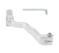 GOOFIT Plata Aleación De Aluminio Palancas De Cambio Cambiador De Pies Plegable Sustitución para Zongshen CG CB NC Engine 125 150 200 250 450 ATV Quad Dirt