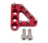 GOOFIT Punta del pedal del freno trasero rojo Punta del pedal del freno de la palanca del pie CNC Aluminio Reemplazar Para 125-500 K16 K18 NC SX SXF EXC EXCF XC XCW XCF SX SXF EXC EXCF Dirt PitBike