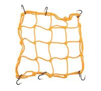 GOOFIT Redes Moto Cinturon Equipaje de Carga Elastico con Ganchos Pulsado reemplazo para Bicicletas de Motos Todoterrenos de Coches Camiones ATV Cars Truck 30 x 30 cm (Amarillo)