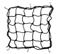 GOOFIT Redes Moto Cinturon Equipaje de Carga Elastico con Ganchos Pulsado reemplazo para Bicicletas de Motos Todoterrenos de Coches Camiones ATV Cars Truck 40 x 40 cm (Negro)