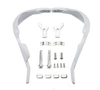 GOOFIT reemplazo paramanos Moto Enduro 22mm Universal Aluminio Acerbis Motocross Rereemplazo pararse Protecciones reemplazo reemplazo para Pit Bike ATV Quad Scooter Offroad Ciclomotor Blanco