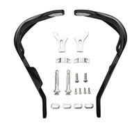 GOOFIT reemplazo paramanos Moto Enduro 22mm Universal Aluminio Acerbis Motocross Rereemplazo pararse Protecciones reemplazo reemplazo para Pit Bike ATV Quad Scooter OffRoad Ciclomotor Negro