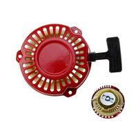 GOOFIT Tirador Minimoto Aluminio Arranque Universal Desbrozadora 1 pieza reemplazo para 152F 154F 1.5KW Motores Rojo