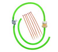 GOOFIT Tubo Gasolina 8mm con Filtro Combustible Moto con Llave Aceite Universal reemplazo para Pit Bike Scooter y Ciclomotor Motor Bciclete ATV Quad Go Kart Verde