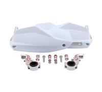 GOOFIT Universal 22mm 28mm Manillar De Motocicleta Protector De Manillar Protector De Manillar Adecuado reemplazo para Scooter Kart Blanco