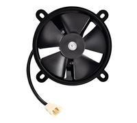 GOOFIT Ventilador Radiador 12V Moto DC Refrigerante Redondo reemplazo para 200cc 250cc Coche ATV Quad Pit Bike Go Kart Ciclomotor y Scooter Negro