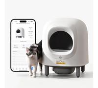 GoofyPet Caja de Arena autolimpiable, Caja de Arena automática para Gatos con Control de aplicación, sensores de Seguridad Inteligentes para múltiples Gatos, eliminación de residuos sin Olor con