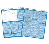 Google Calendar Cheat Sheet - 2 Page Quick Reference Guide | Create & Edit Events, Reminders, Tasks, Multiple Calendars, Add-Ons, Sharing & Shortcuts