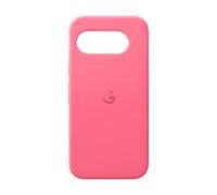 Google Carcasa para Pixel 9 A de silicona suave con diseño ecológico, Rosa