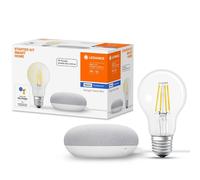 Google Casa Mini Smart Kit Starter Blanco LED A60 Filamento Regulable Bluetooth