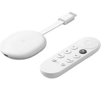 Google Chromecast con Google TV 4K Media Streamer, salida 4K UHD/60 Hz, Google Assistant integrado, Wi-Fi 5 de doble banda, conector HDMI integrado, soporte Dolby Atmos, Snow Orginal