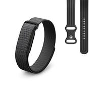 Google Fitbit Air - Pulsera de Actividad sin Pantalla con monitorización de la Actividad física - Compatible con iOS y Android - Obsidiana + Correa Deportiva de Fitbit Air - Obsidiana, pequeña