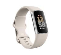 Google Fitbit Charge 6 - Rastreador de actividad con 6 meses de membresía premium incluida, 7 días de duración de la batería y Google Wallet y Google Maps, porcelana/aluminio plateado (renovado)