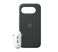 Google Funda Pixel 10a - Fabricada con plástico Reciclado, Carga sin impedimentos, Probada contra caídas - Obsidiana + Cargador rápido Pixel Flex de Doble Puerto USB-C de 67 W (Creado