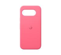 Google Funda Pixel 9a - Silicona Duradera y Resistente a Las Manchas - Funda para teléfono Android - Rosa peonía